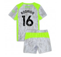 Manchester City Rodri Hernandez #16 Koszulka Trzecia dzieci 2025-26 Krótki Rękaw (+ krótkie spodenki)